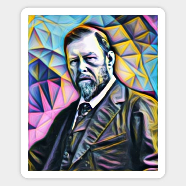 Bram Stoker Portrait | Bram Stoker Artwork 4 Magnet by JustLit